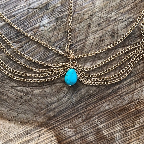 FREE when bundled! Turquoise Festival Headchain! - Picture 5 of 8